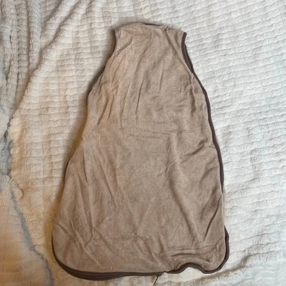 IKEA RODHAKE Baby Sleeping Bag‎ Wearable Blanket Tan White Rabbit Print 0-6M